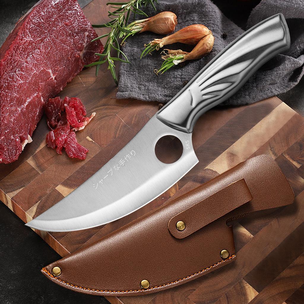 Обвалочный нож Кухонный нож из нержавеющей стали Нож шеф-повара Нож мясника Острый нож Нож для нарезки ломтиков