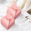 20pcs Small Gift Box, Birthday Wedding Party Candy Pearlescent Paper Butterfly Goodie Box Square Box Goody Wedding Paper Box