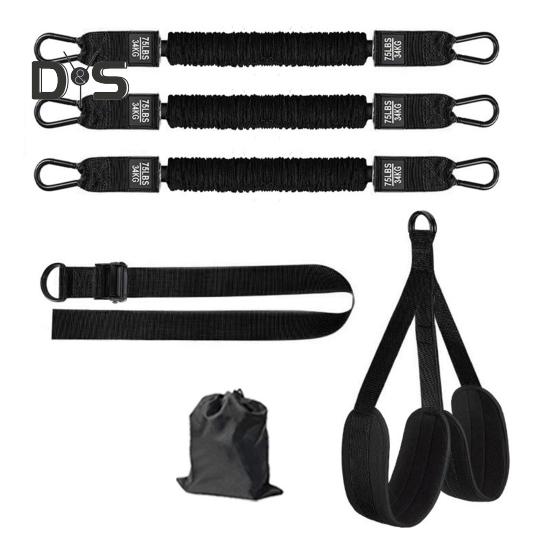 Подтягивающая лента для подтягиваний, регулируемая длина, тренировка мышц, 75-225 фунтов, прочная лента сопротивления, фитнес-оборудование