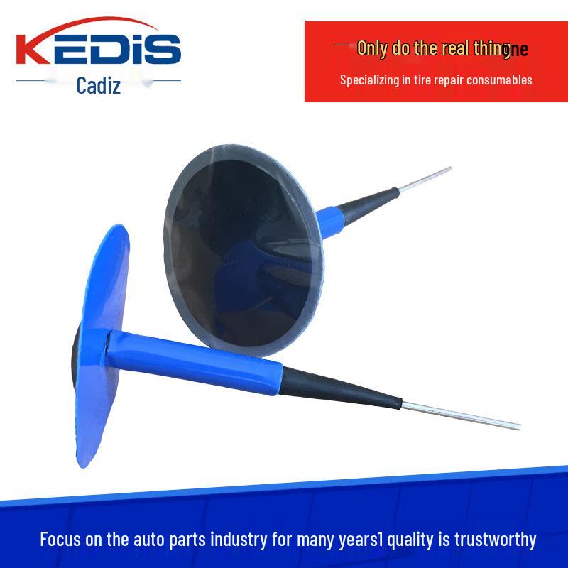 Kades Car Tire Repair Kit: 6mm Mushroom Plugs & Patches