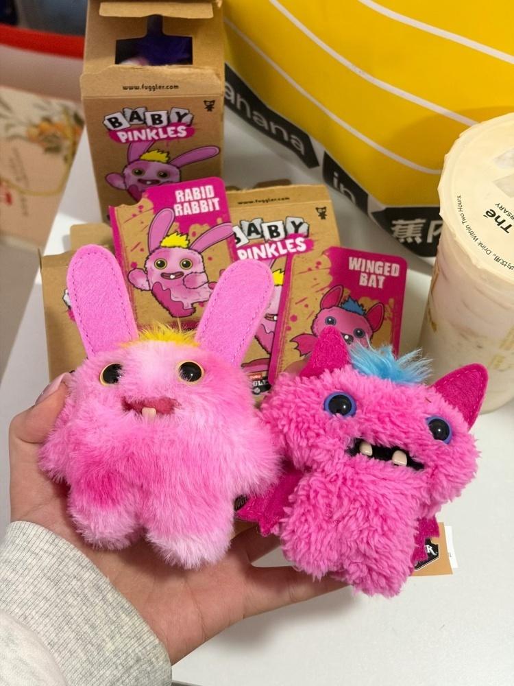 Плюшевая игрушка Fuggler Серия Baby Pinkles Настоящая Мягкая Брелок Игрушка Милый Коллекционный Забавный Уродливый Монстр Подвеска Шарм для Сумки Подарок
