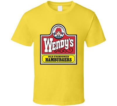 Ретро футболка с логотипом бургеров Wendy's