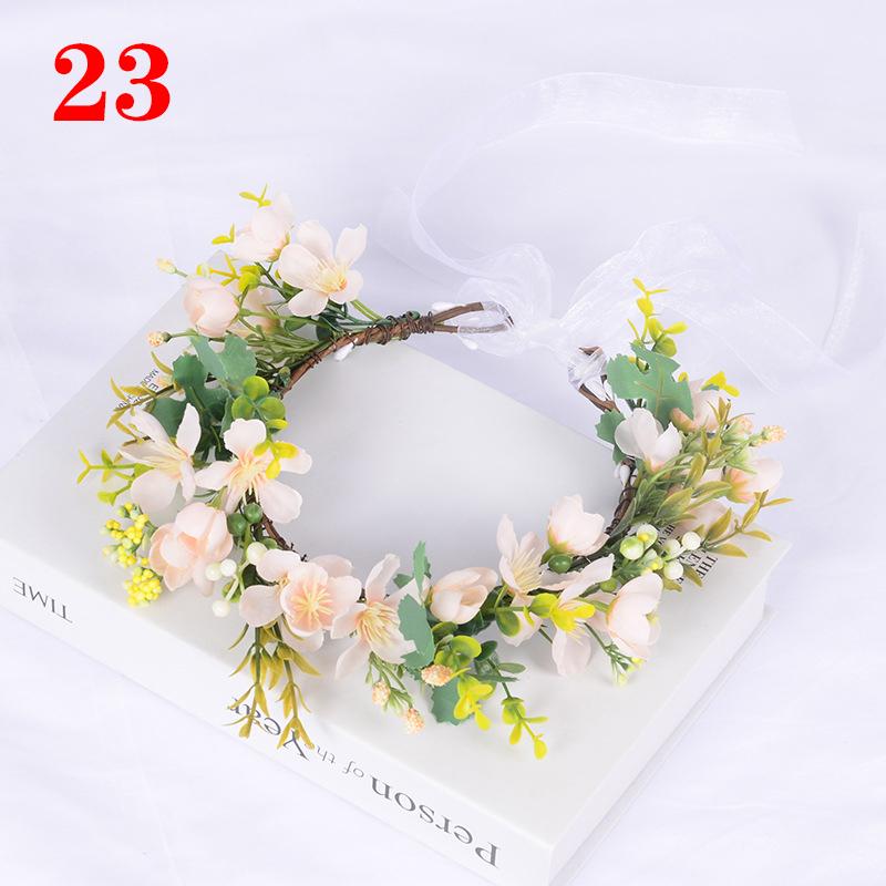 1шт повязка на голову для женщин модная цветочная повязка на голову фотосессии диадемы венок цветок свадьба доступно несколько вариантов