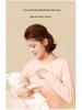 Jingqi Maternity Cotton Pajamas Set: Autumn/Winter Pregnancy & Postpartum Breastfeeding Clothes