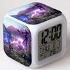 7color Multifunction Digital Alarm Clock Led Watch Alarm Clock