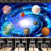3D мультяшные космические звезды, космические фотообои, обои для бара, КТВ, детский домашний декор для спальни, настенная ткань, настенная бумага