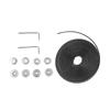 Synchronous Wheel Belt Kit Aluminum Alloy 20 Teeth Timing Pulley Set 5Meters 3D Printing Parts