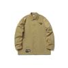 Li Ning Sports Fashion Series CF Mars Cartoon Print Symbol Coach Jacket Unisex Jacket Khaki AJDR392-2