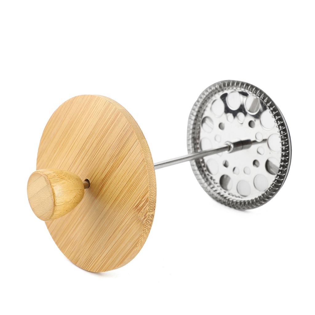 27oz French Press Coffee Maker with Wooden Handle High Density Filter Heat Resistant Borosilicate Glass Teapot Coffee