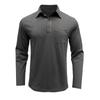 Autumn and Winter Men's Casual Long-sleeved Polo Men's Lapel T-shirt Colour Blocking Tops