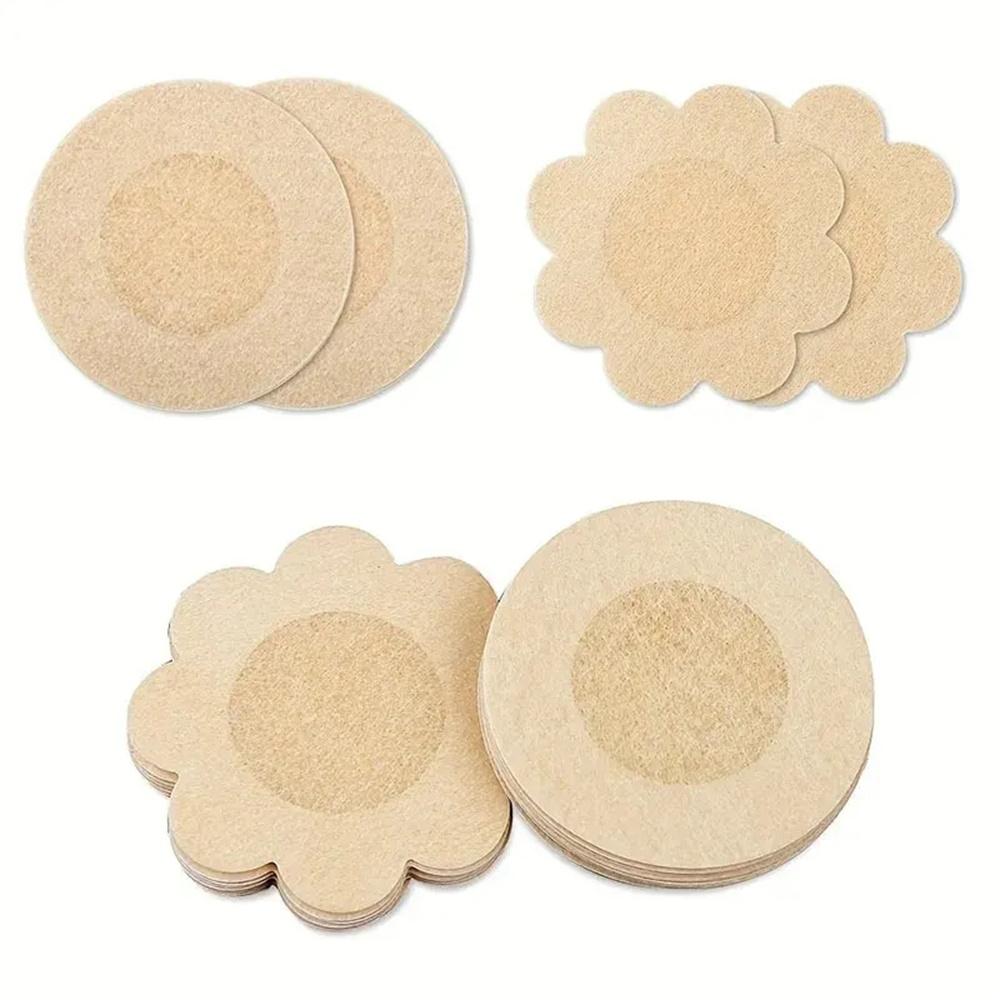 10Pcs Disposable Non-Woven Nipple Cover Women Summer Breathable Invisible Breast Covers