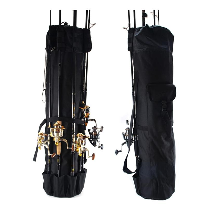 Рыболовная сумка, портативная складная сумка для удочек, катушек, рыболовных снастей, инструментов, кейс для переноски, дорожная сумка-органайзер для хранения