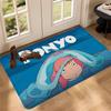 Cute P-Ponyo Movie On The Cliff Anime Floor Mat Rectangle Anti-slip Home Soft Badmat Front Door Indoor Outdoor Mat Welcome