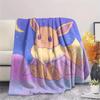 Cute Eevee  Print Flannel Blanket, High quality Comfortable for All Seasons, Home Decor, Warmth and Comfort