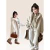 Girls Fur Coat Baby Thickened Mink Velvet Environmental Fur Coat Children's Winter Coat
