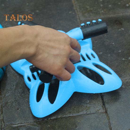 Спринклер для газонов с вращением на 360 градусов и герметичной системой с 3 рычагами. Система орошения с большой площадью покрытия. Простая сборка. Автоматический спринклер для воды.