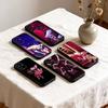 Чехол для телефона H-hazbin hotel angel dust Черный Силиконовый Мягкий Для Samsung S25,S24,S21,S22,S23,S30,Ultra,S20,Plus,Fe,Lite