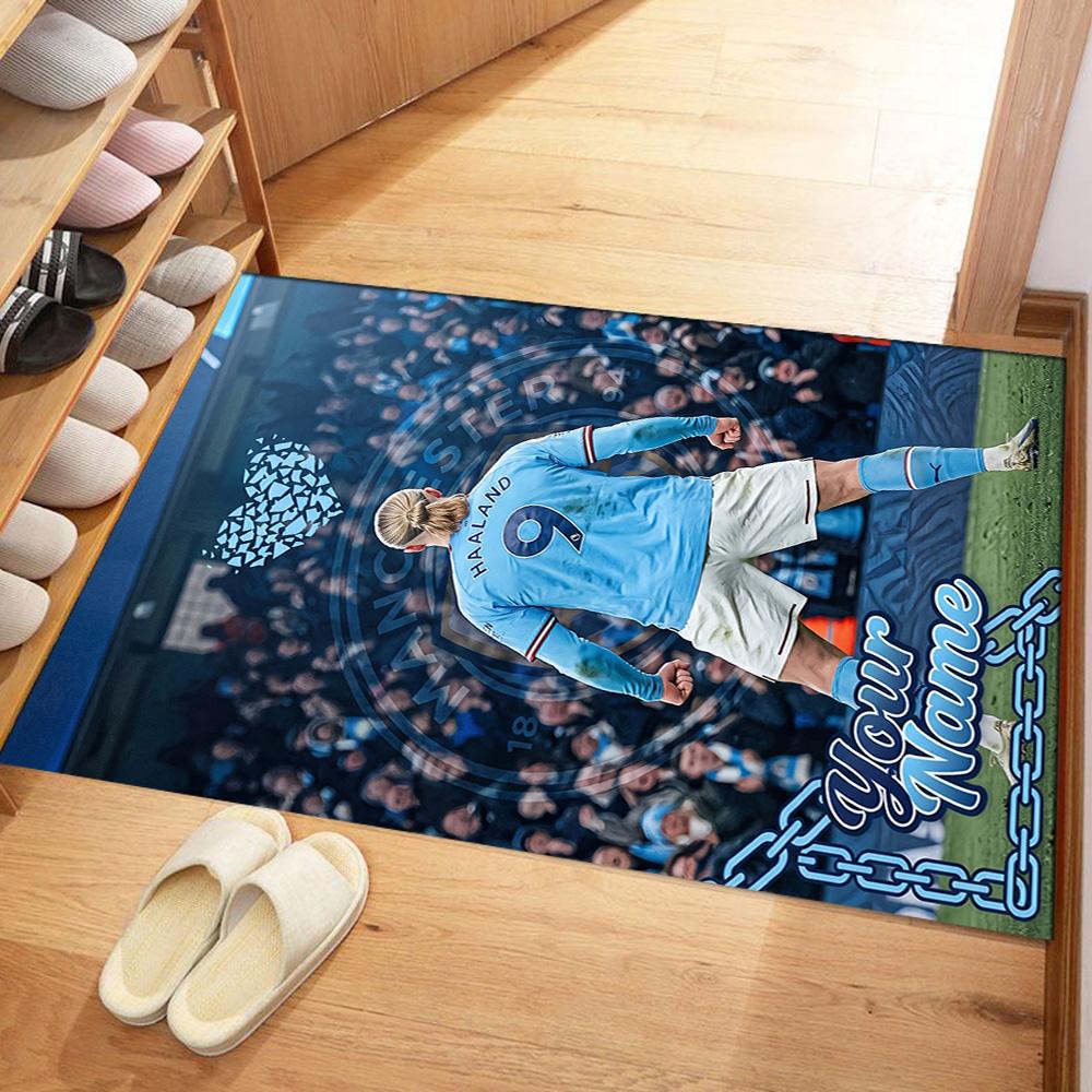 Haaland Personalized Name Floor Mat Suitable For Outdoor Decorate Room Study Room Dining Room Antislip Carpet Decorate Offices Best For Christmas