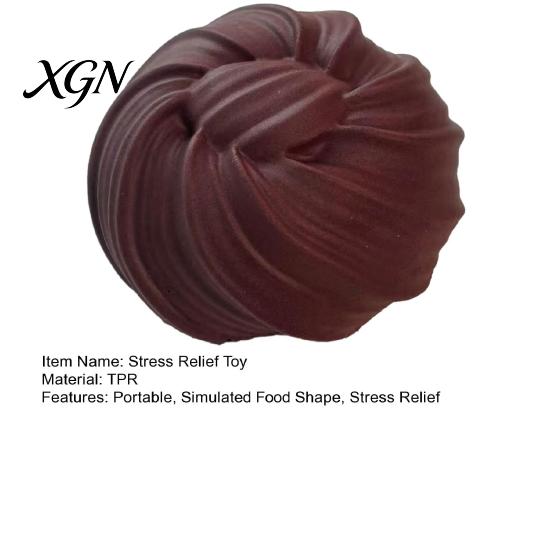 Mousse Cake Squeeze Toy Chocolate Anti-Anxiety Simulated Cream Sensory Simulation Food Photo Props Stress Relief
