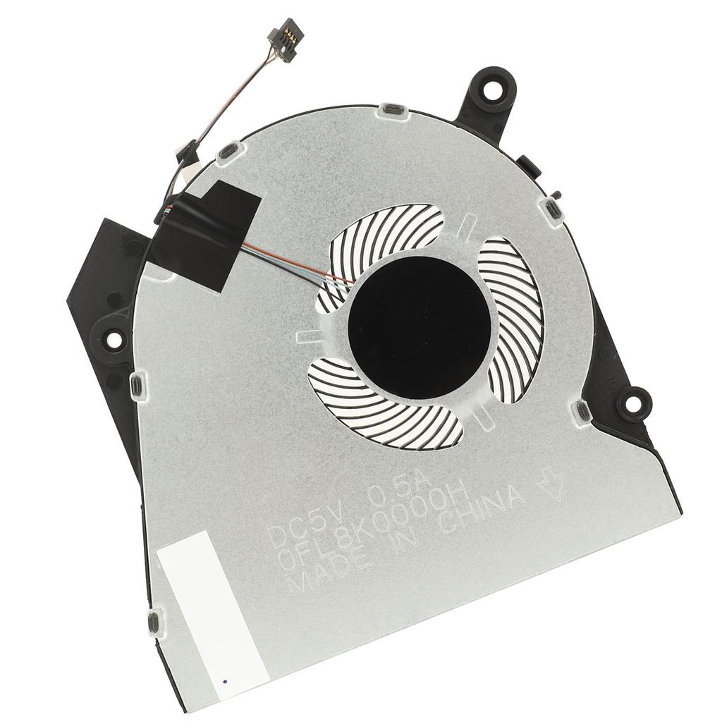 Laptop CPU Cooling Fan Replacement 4 Pin CPU Cooling Fan for HP ProBook 450 G6 L47695‑001 DC 5V 0.5A