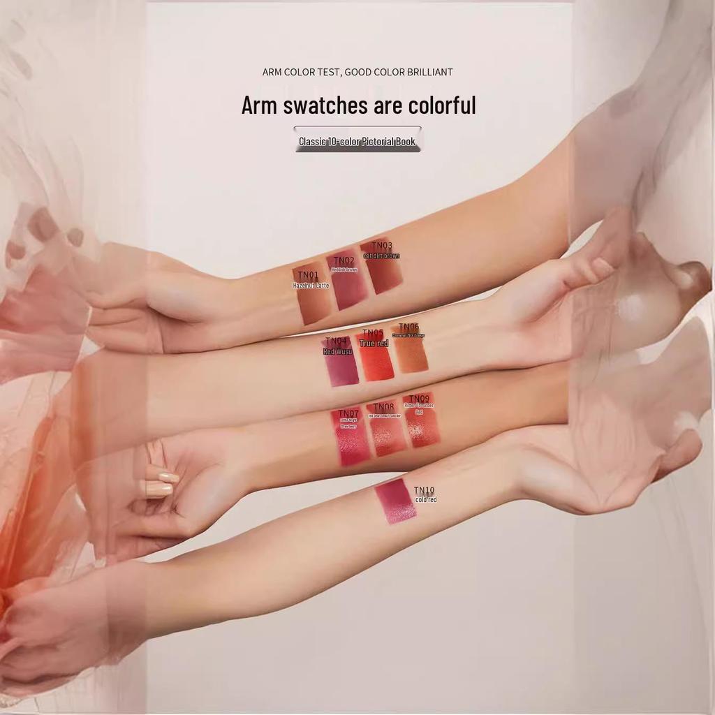 METYSUR Розовое эфирное масло белого трюфеля Увлажняющая помада длительного действия MT6061