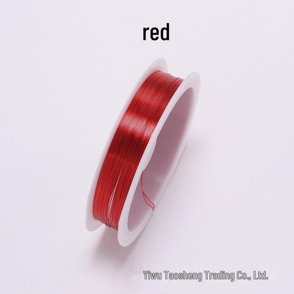 DIY Colored Copper Beading Wire 0.3-0.4mm for Jewelry Making and Shaping Accessories