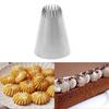#195 Cake Head Metal Icing Piping Nozzles Stainless Steel Cake Cream Decor Tip
