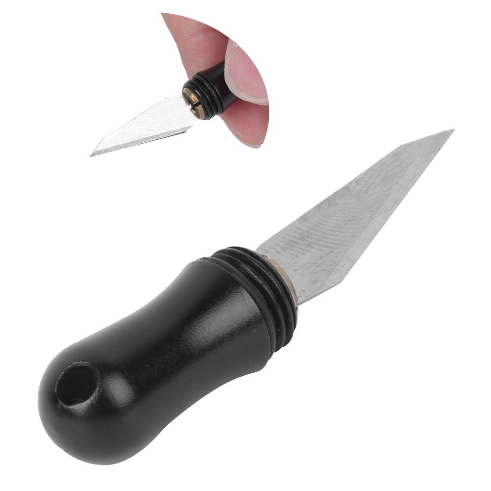 Мини Портативный Карманный Нож из Алюминиевого Сплава Инструмент для Резки Бумаги Форма для Боулинга Черный