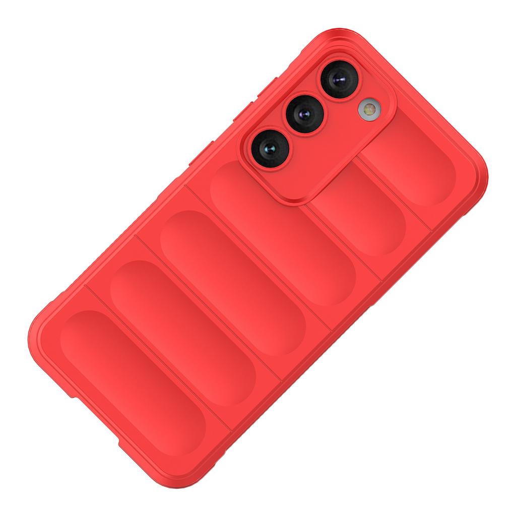 Durable FlexArmor Case for Samsung Galaxy S23+ - Red Protective Cover by Magic Shield