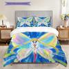 Moonlit Guardian Eternal Light Bedding (1 * duvet cover + 2 * pillowcase, without core) 2D Flat Bedding set Soft and comfortable