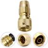 Reliable Brass Quick Connector Adaptor for Expanding For Garden Water Hose Repair and Faucet to Nozzle Attachment