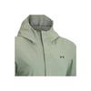 Under Armour Solid Color Simple Logo Print Hooded Zip Long Sleeve Jacket Women Jackets Jungle-Green 1376067-504