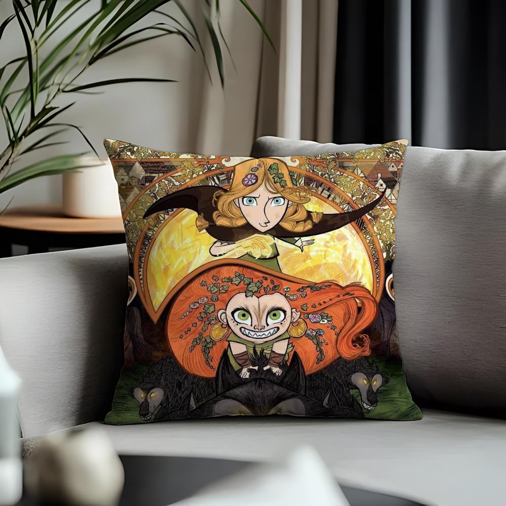 Trending Wwolfwalkersied Cushion Cover Antidustmite Pillowcase Invisible Zipper Silky Short Plush Sofa Cushion Cover