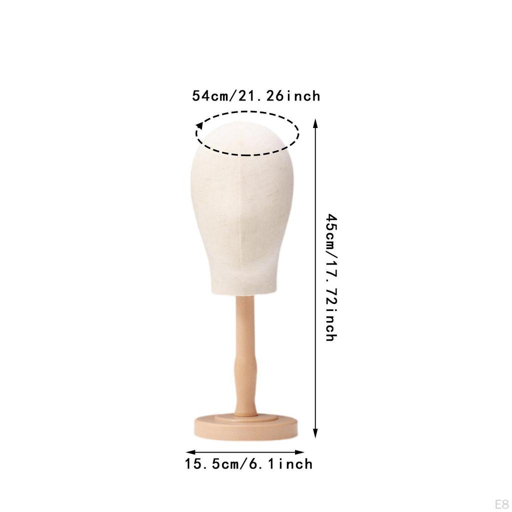 Манекен голова модель парик ткань многоцелевой с основанием держатель шляпа для повязки на голову