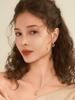 Ellejewelry 14K Gf Bella Серьги-подвески 'Плетеный канат' Elgpee578