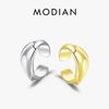 1PCS 925 Sterling Silver Smooth Geometric Design Fashion Clip Earrings Stackable Ear Cuff For Women Girls Party Jewelry