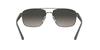 Ray-Ban Солнцезащитные очки RB3663 Блестящий оружейный металл с серо-градиентными темно-серыми линзами