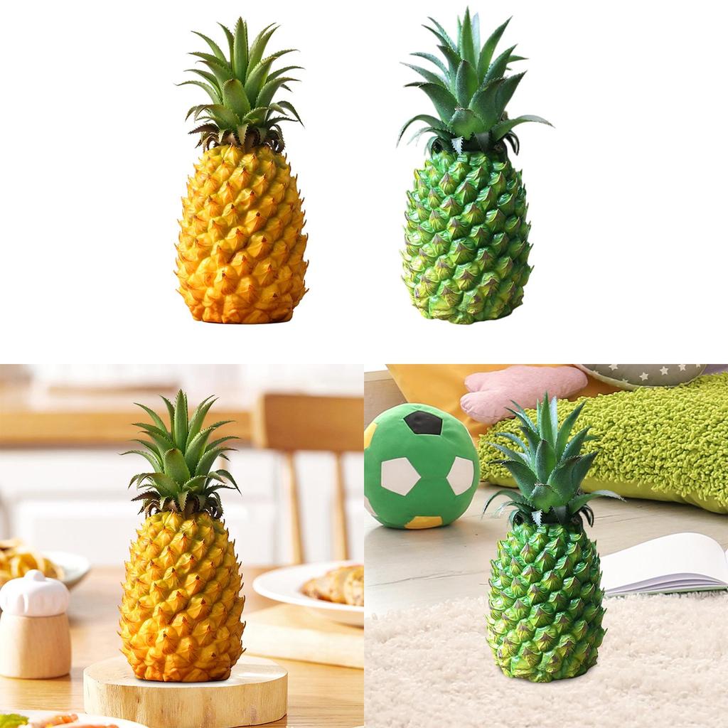 Artificial Pineapple Figurine Pineapple Decor for Bedroom Kids Toys Cabinet