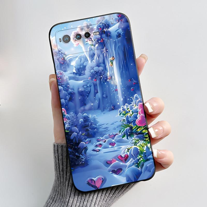 Casing For Asus ROG Phone 6 Pro 6D Phone Case Aesthetic Fashion Cute Cat Black Soft TPU Silicone Bumper Shockproof Back Cover