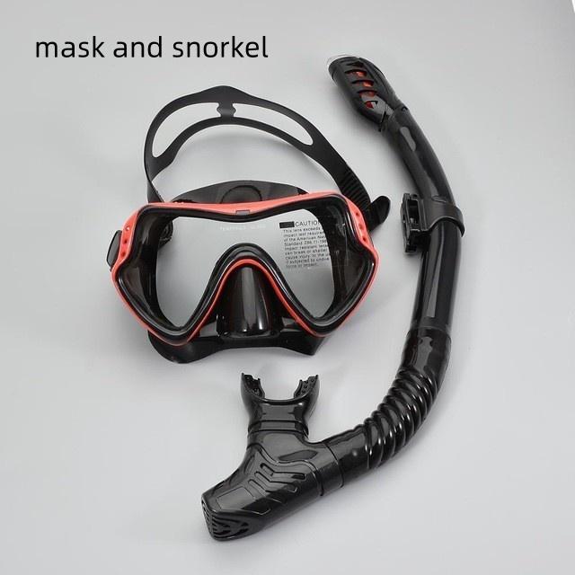 Профессиональная маска для подводного плавания с аквалангом, набор для снорклинга, оборудование для тренировок дайвингу на открытом воздухе, силиконовые очки для дайвинга, дыхательная трубка, новый