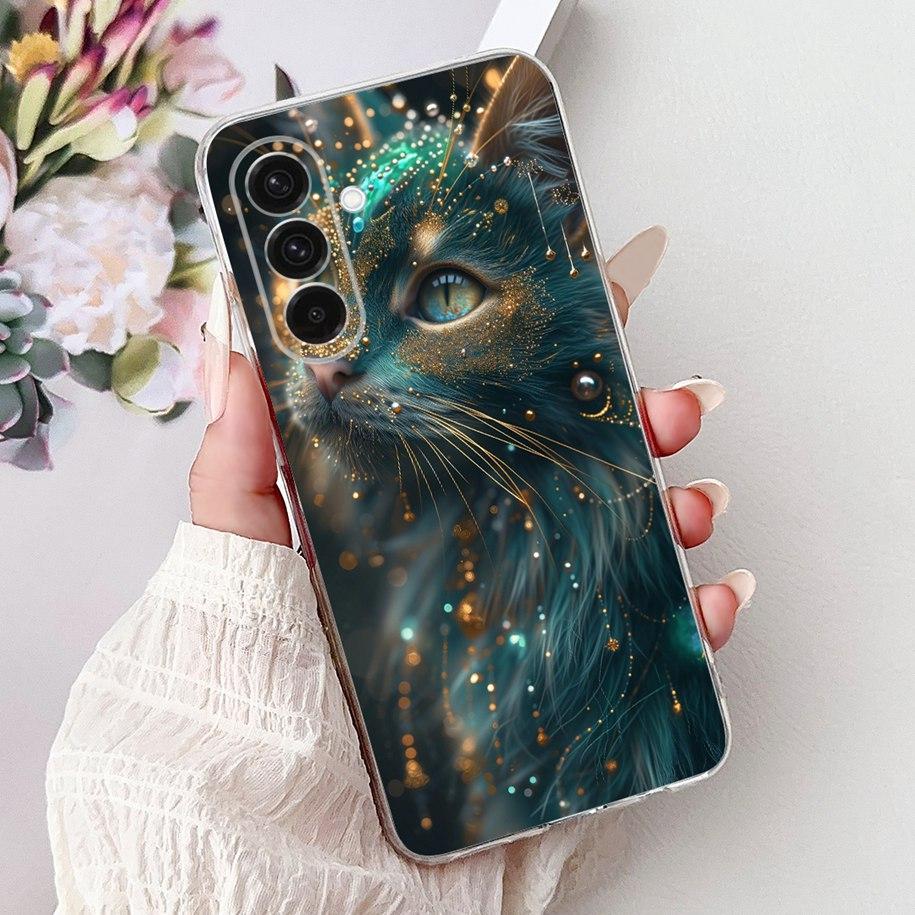Чехол для Samsung Galaxy A56 5G SM-A566B Чехол Новая Мода Цветок Бабочка Мягкий Силиконовый Чехол для Телефона Для Galaxy A26 A36 5G Fundas