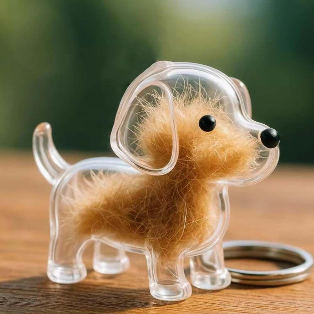 Брелок в форме собаки для хранения шерсти питомца, уход за шерстью, щенячьи подвески, коробочка для хранения шерсти собаки, ювелирный подарок