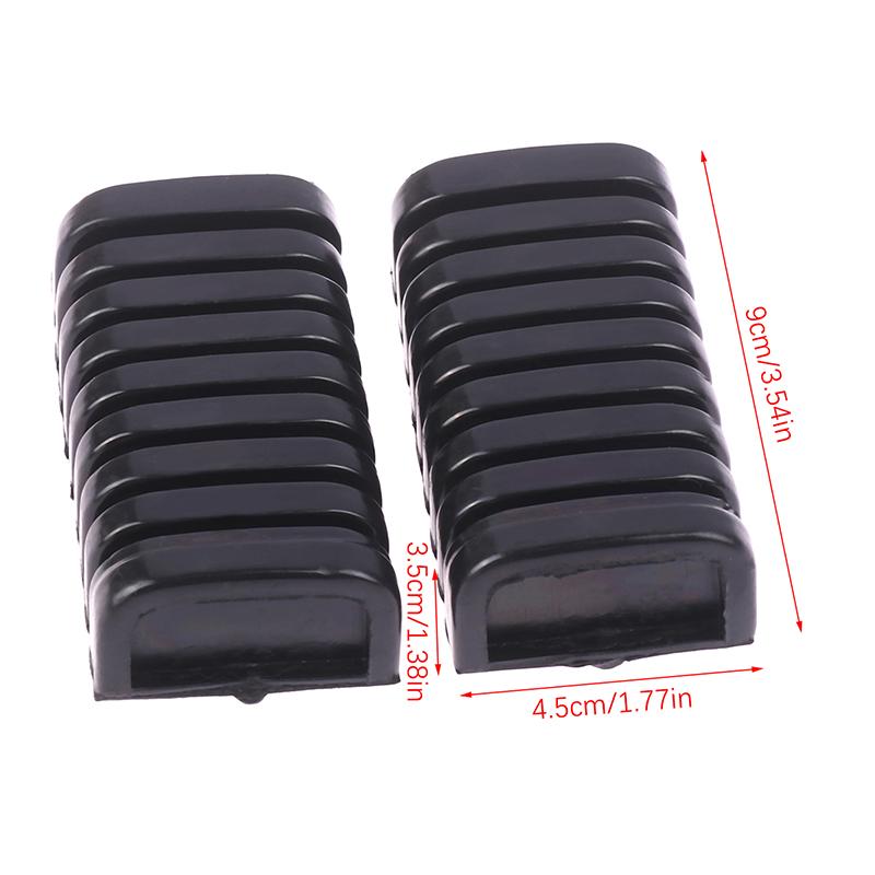 2Pcs/Pair Motorbike Foot Peg Rubber Nonslip Footrest Pedal Foot Peg Cover Set For Wy125 Motorcycle Foot Peg Accessories