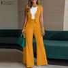 Women Sleeveless Vest Tops and Pants Summer Two Piece Suit Sets