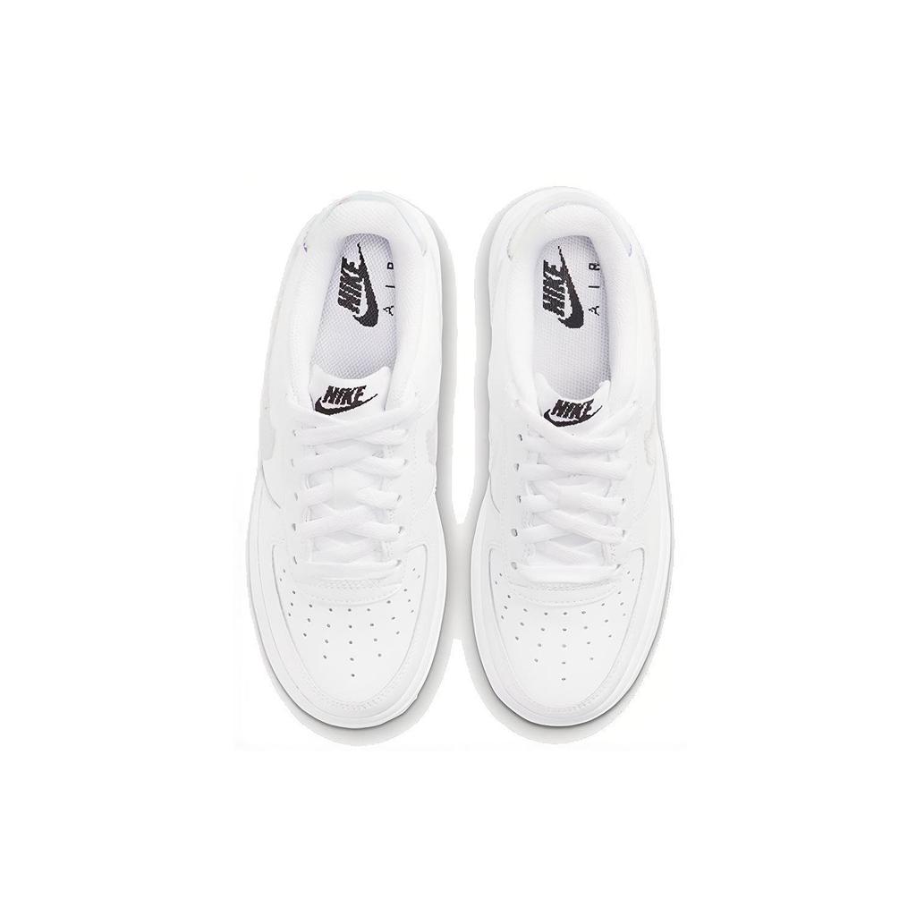 Nike Детские кроссовки Air Force 1 LV8 GS Digital Swoosh Белый Многоцветный Черный CW1577-100