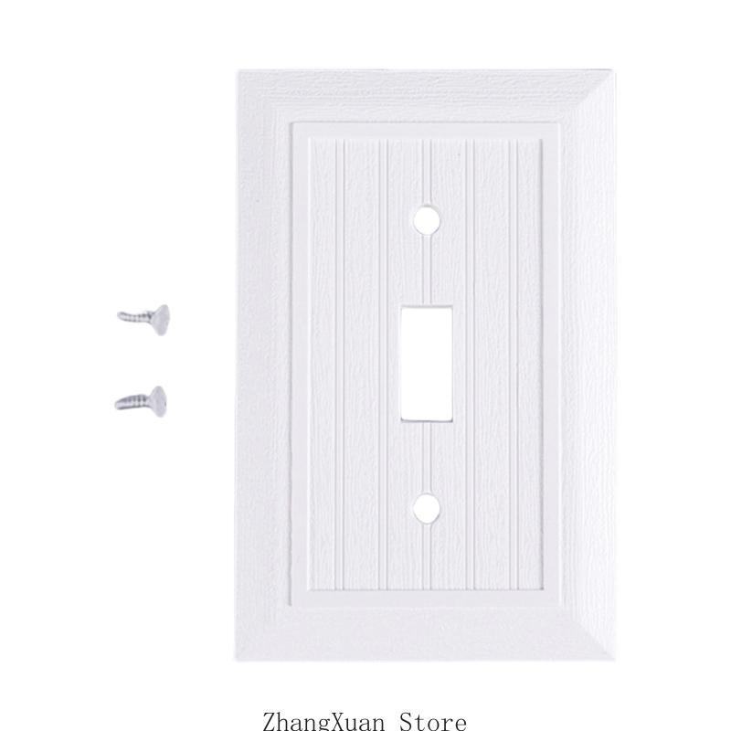 Faceplates Covers Wall Panel Light Switches Socket Cover Standard Wall Switches Receptacle Outlet Covers Easy to Use 3XUF