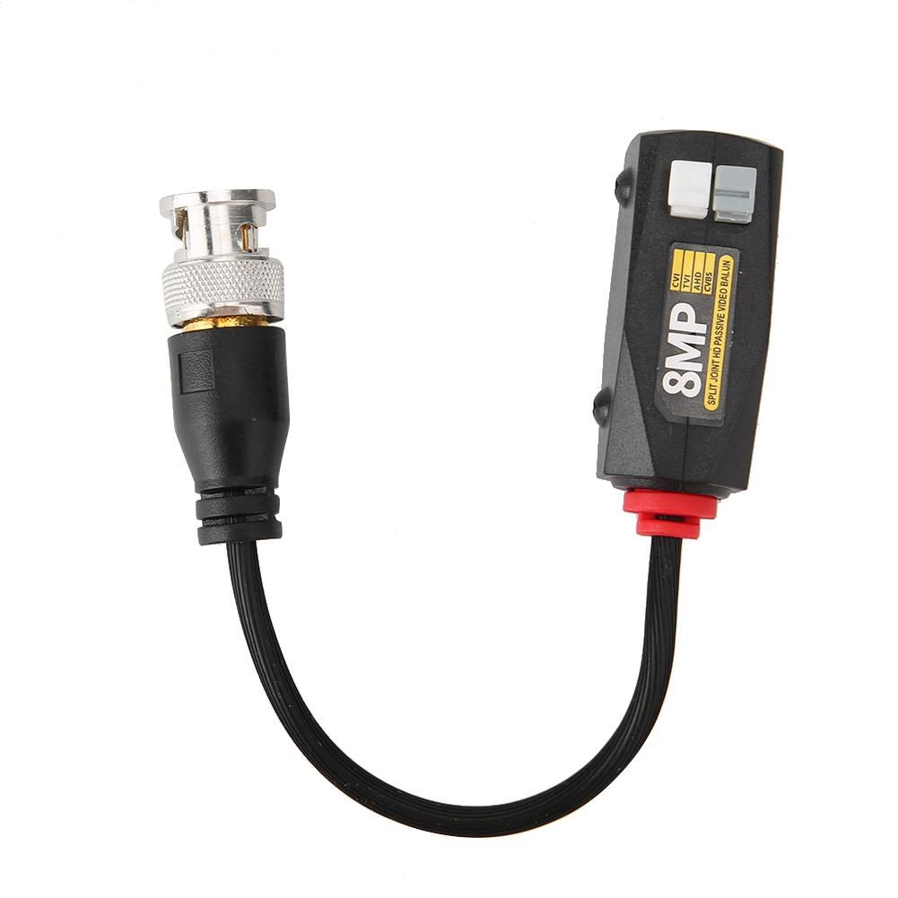 1 пара 8MP High Definition Spliced Passive Video Balun Push Terminal Twisted Pair Transmitter