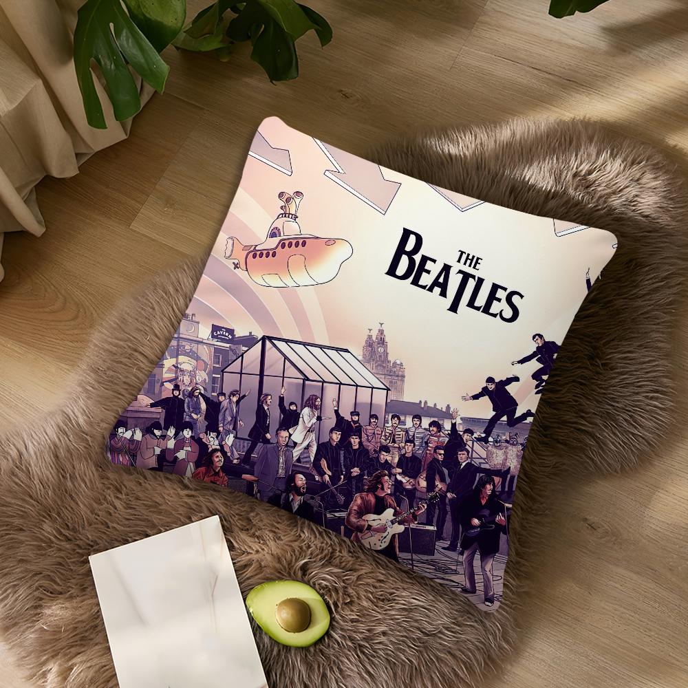 Чехол для подушки Band The B-Beattles, декоративная подушка для гостиной, квадратная подставка для спинки дивана, наволочка для отдыха и сна