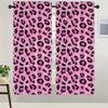 Классические шторы с розовым леопардовым принтом, шторы-кулиски 30*65, для спальни и гостиной, украшение дома, украшение комнаты