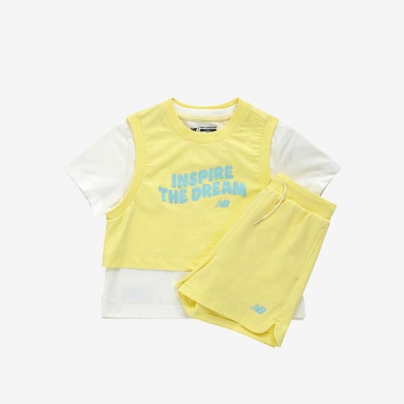 New Balance Комплект из 3 предметов: жилет с коротким рукавом Half Club Kids Nbgc NK9ye2805g 31